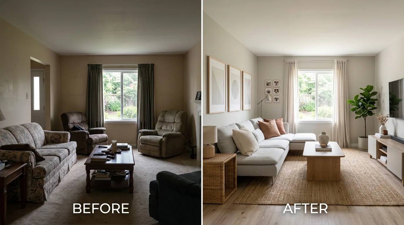 Living Room Makeover (Budget Style)